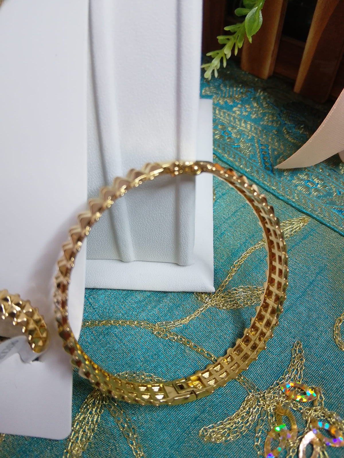 Set di Gioielli in Acciaio Inossidabile dorato
