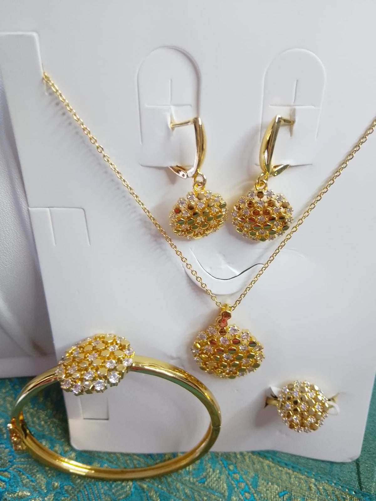 Parure di Gioielli in Acciaio Inossidabile set completo