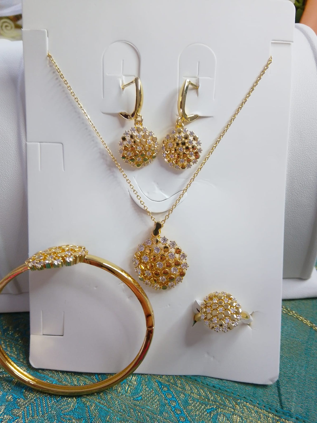 Parure di Gioielli in Acciaio Inossidabile set completo