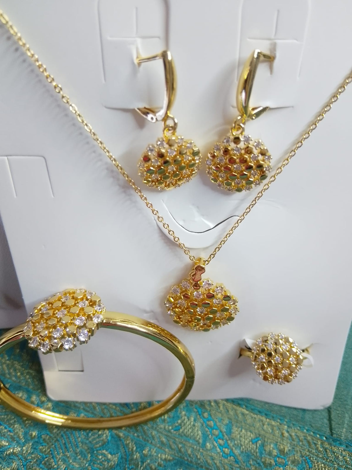 Parure di Gioielli in Acciaio Inossidabile set completo